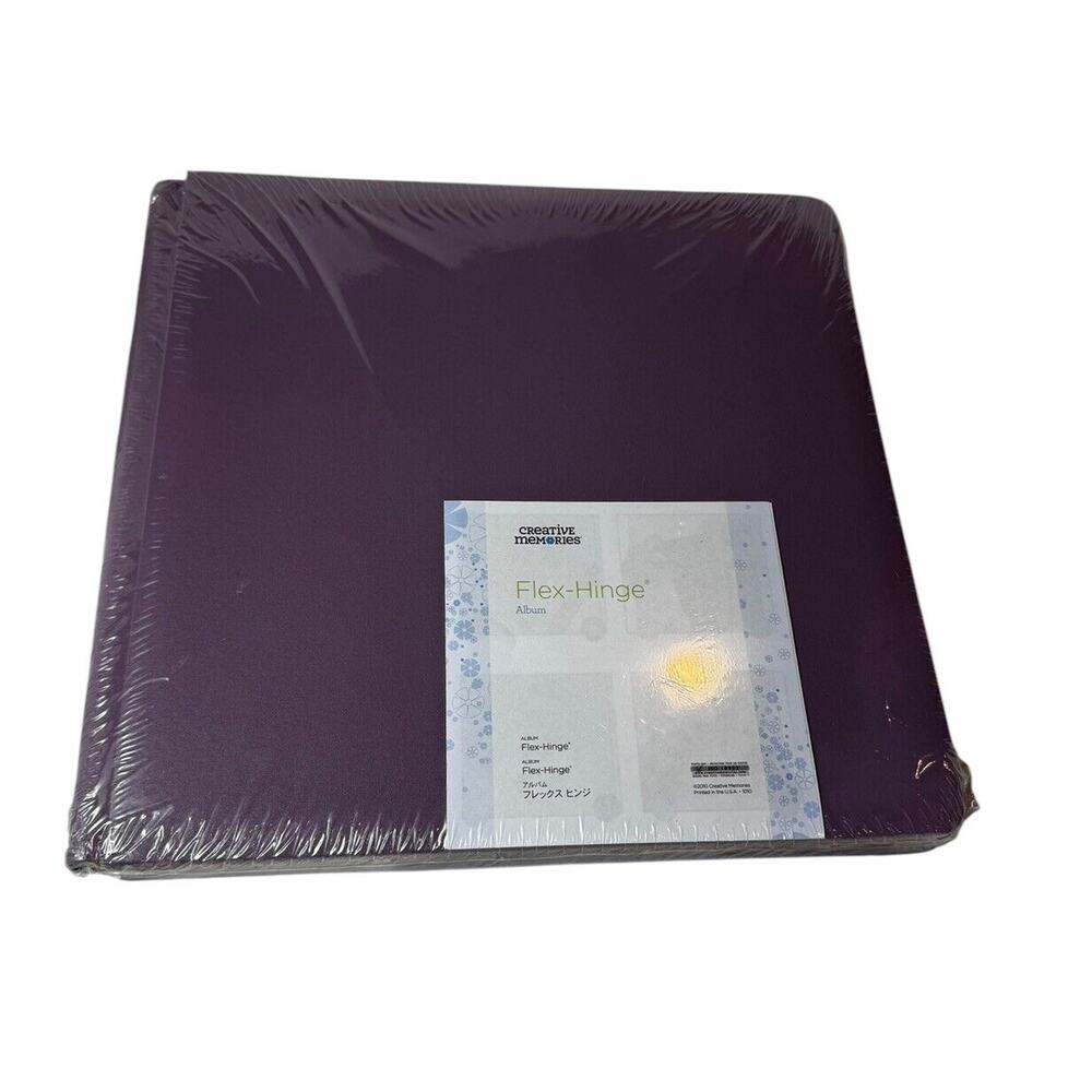 Creative Memories 18902 Flex-Hinge Light Purple 12x12 Scrapbook Album New Sealed